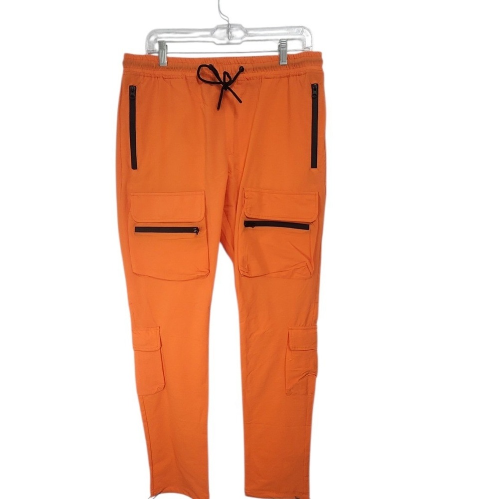 American Stitch Cargo Pants Mens XL Orange Excellent